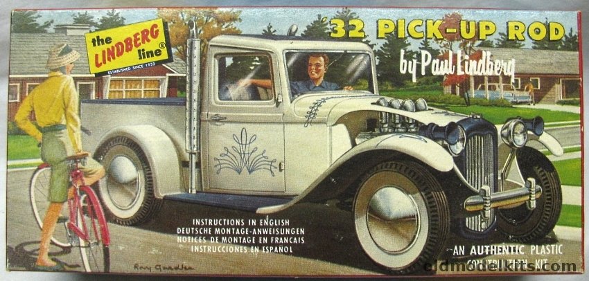 Lindberg 1/24 1932 Pick Up Rod - (Pickup Truck), 603-69 plastic model kit